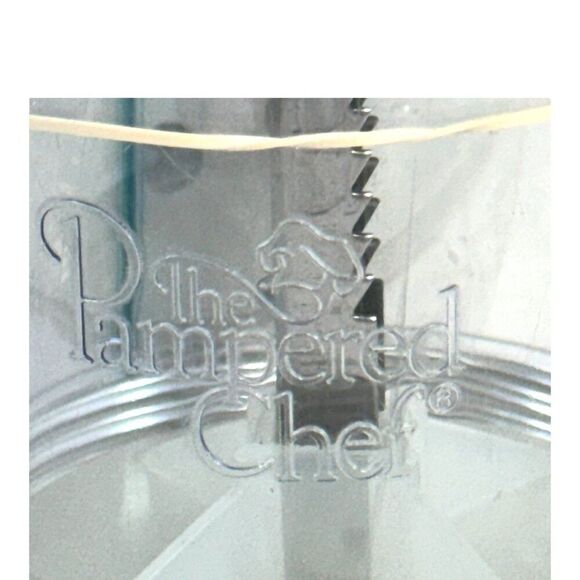 The Pampered Chef Cookie Press With Discs Accessories Set 1525 White - Picture 2 of 5